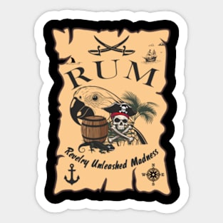 RUM - Revelry Unleashed Madness Sticker